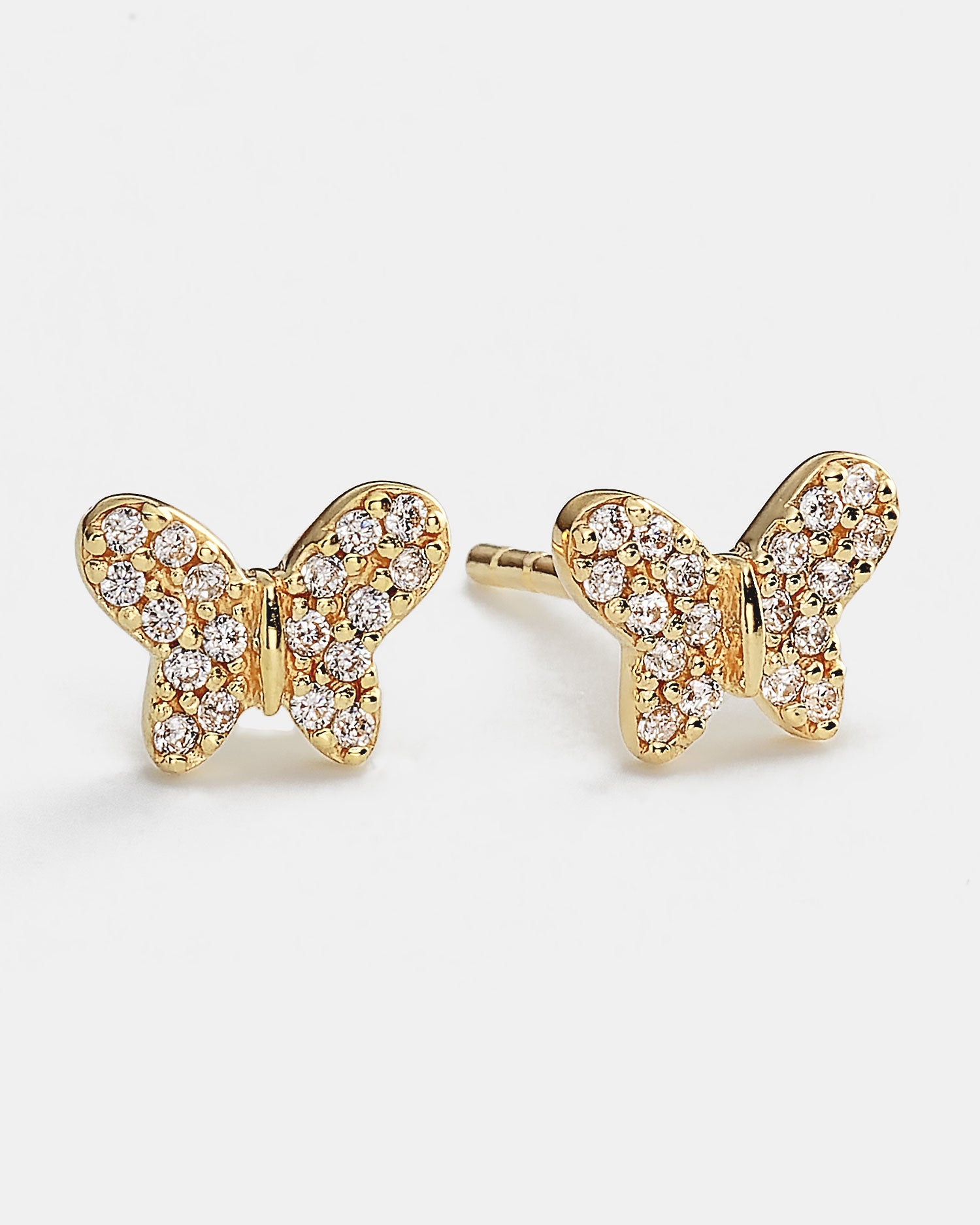 Butterfly Whisper Gold Studs