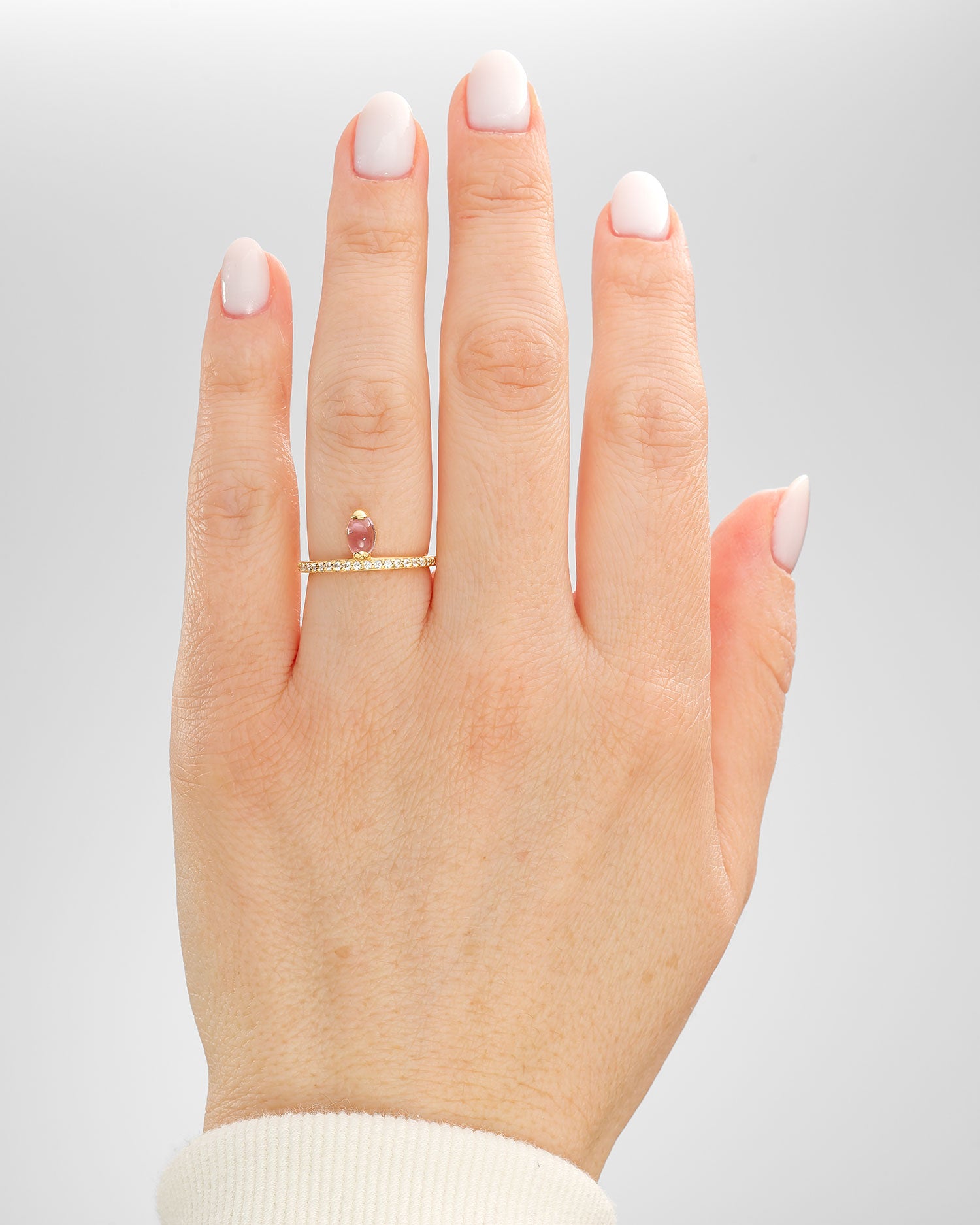 Amelia Gold and Amethyst Ring