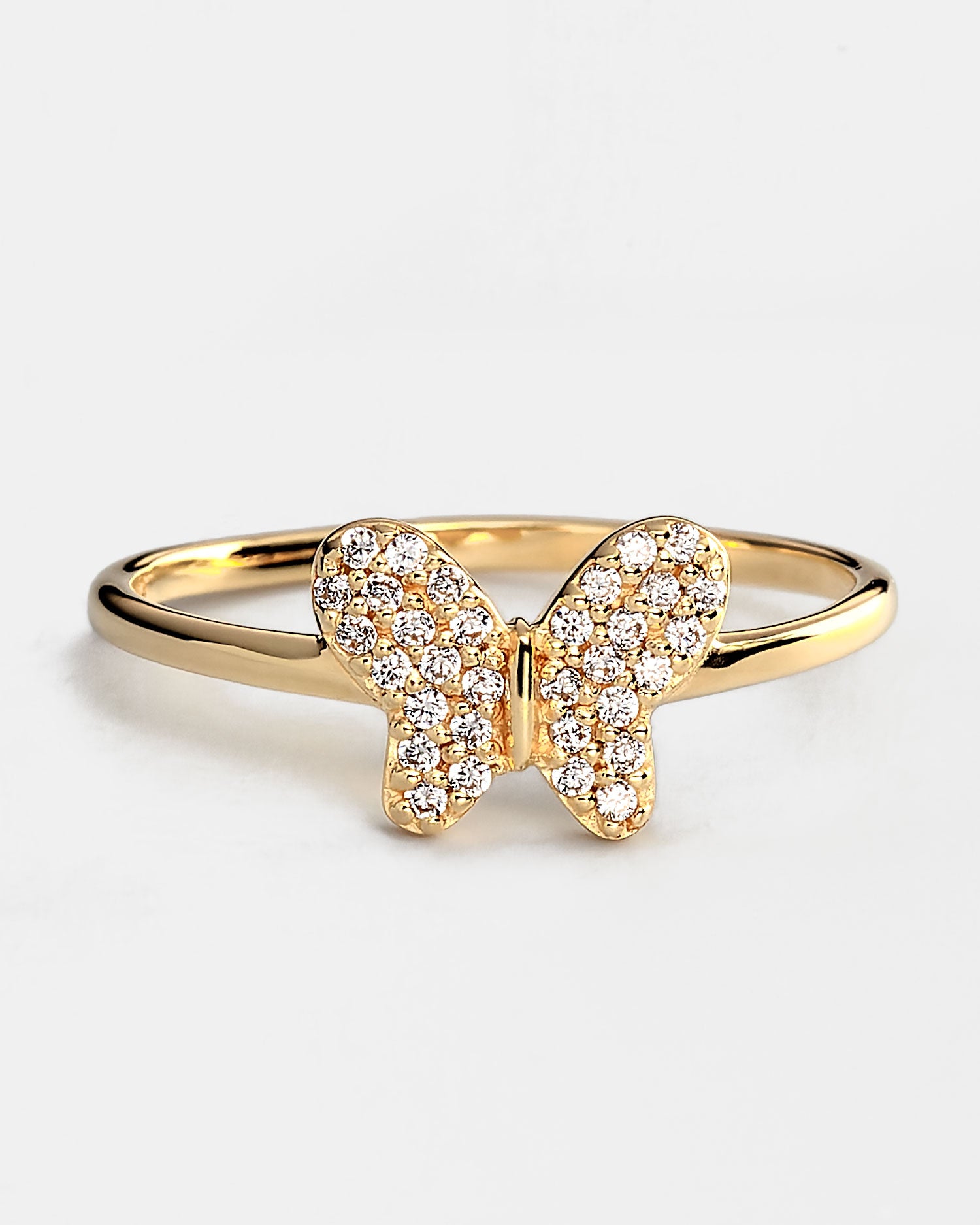 Butterfly Whisper Gold Ring