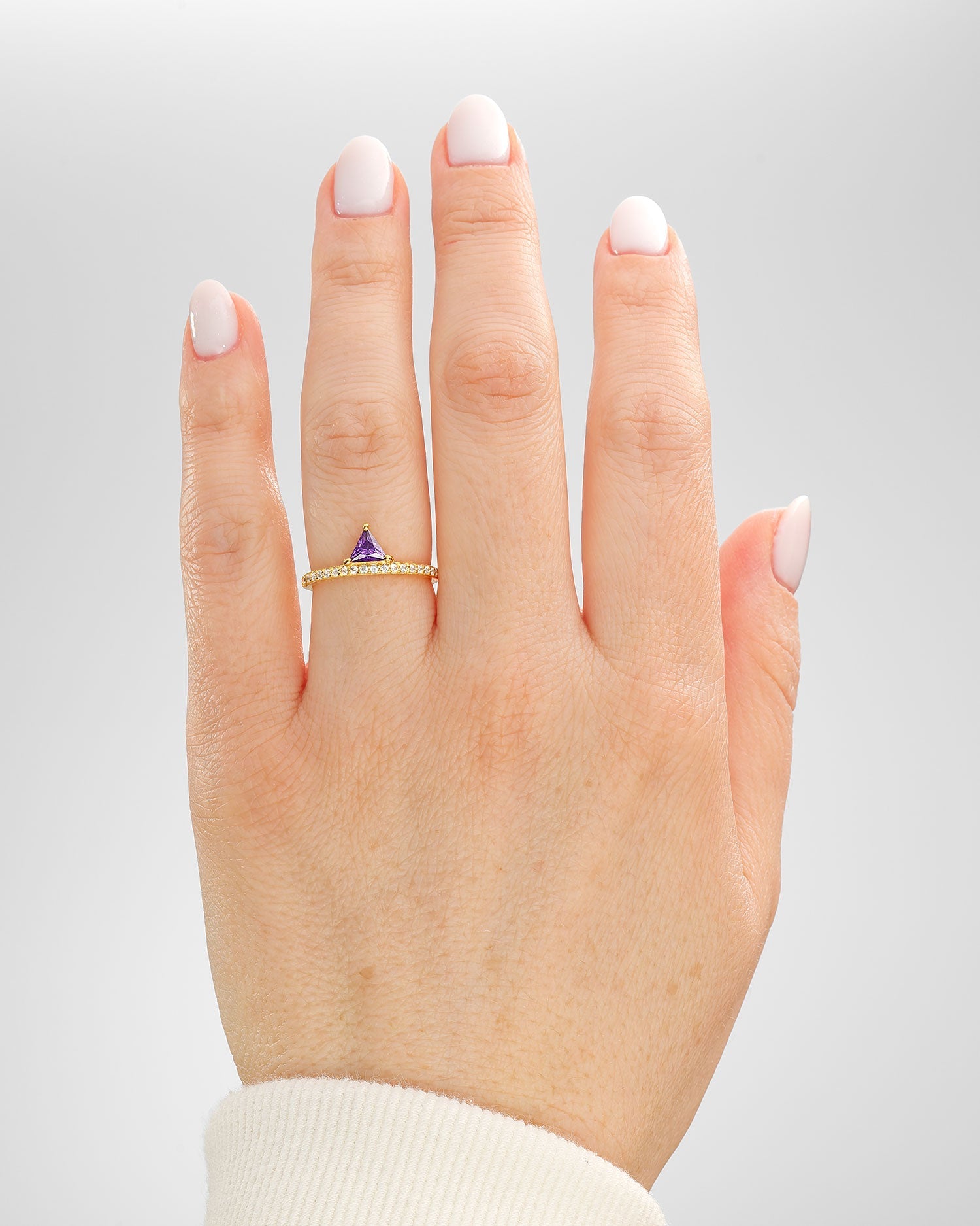 Vivienne Gold and Amethyst Ring
